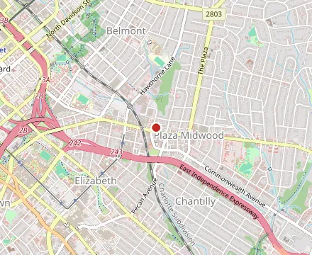 Map showing Midwood Smokehouse