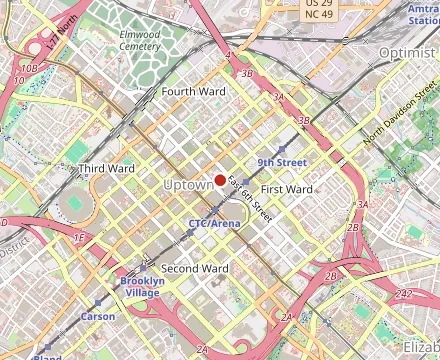 Map showing Mert's Heart & Soul