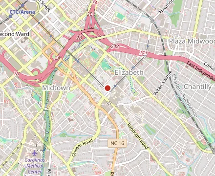 Map showing Viva Chicken
