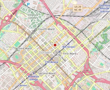 Map showing The Cellar at Duckworth's