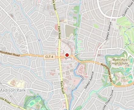 Map showing Burtons Grill & Bar