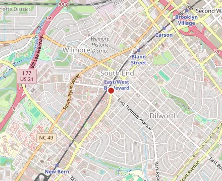 Map showing Sullivan's Steakhouse