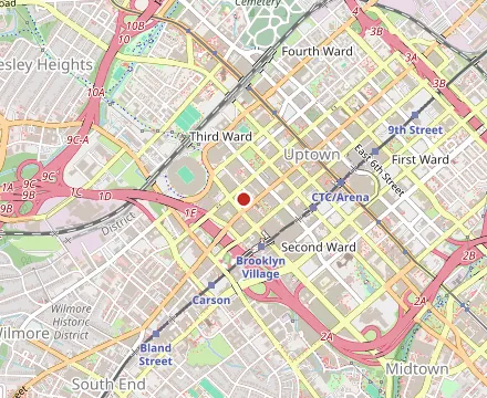 Map showing Fin & Fino