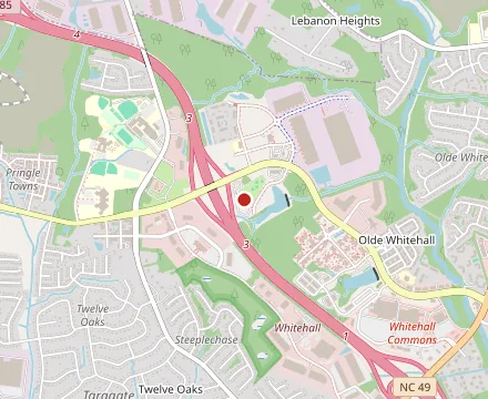 Map showing Topgolf