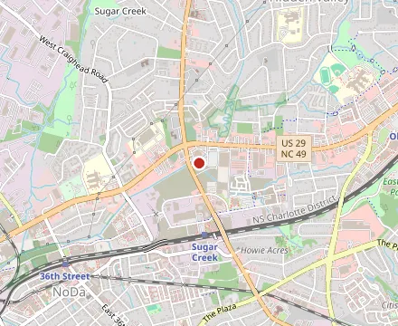 Map showing Le's Sandwiches & Cafe