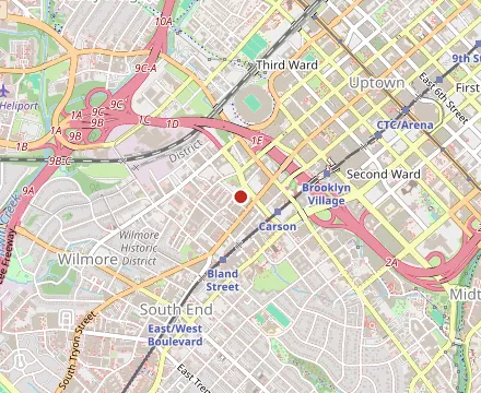Map showing Sixty Vines