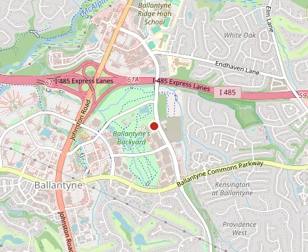 Map showing Cabo Fish Taco - Ballantyne