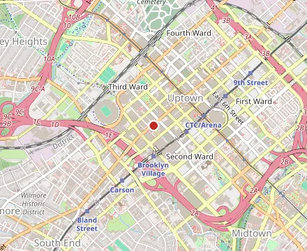 Map showing Bernardin's Restaurant At Ratcliffe