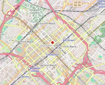 Map showing Luce
